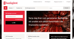 Desktop Screenshot of bankgirot.se