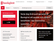 Tablet Screenshot of bankgirot.se